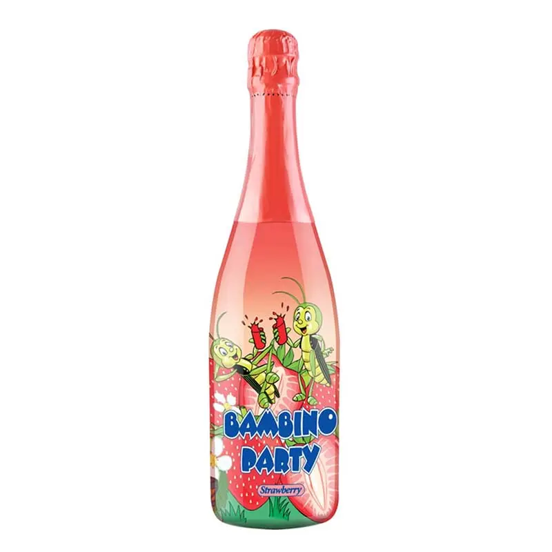 Sampanie Bambino Party Capsuni 0.75L