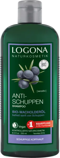 Sampon bio anti matreata cu ulei de ienupar, 250ml Logona