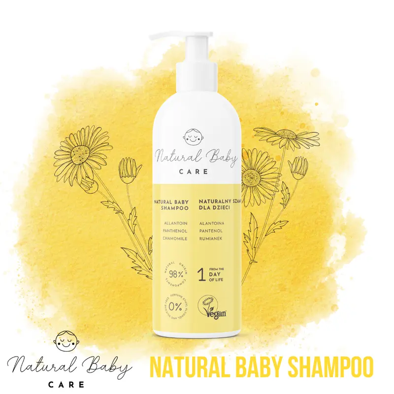 Sampon natural pentru bebelusi, 200 ml