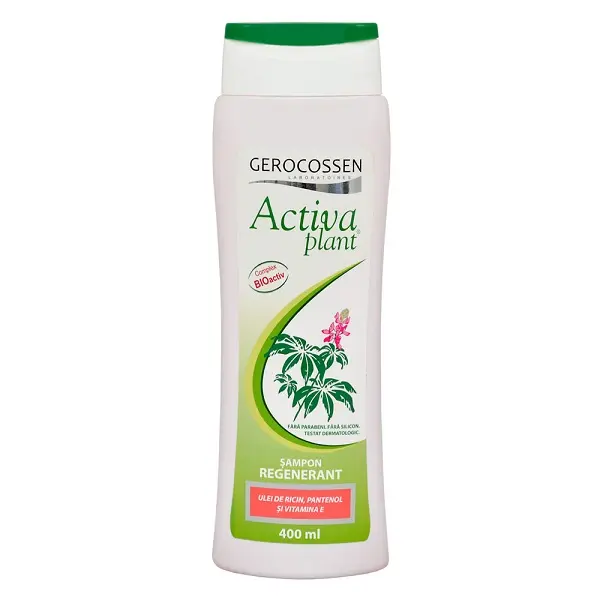 Șampon regenerant cu ricin și pantenol 400 ml – Gerocossen
