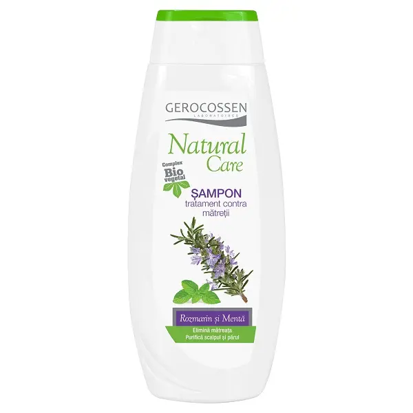 Șampon scalp cu mătreață, rozmarin și mentă 400 ml – Gerocossen