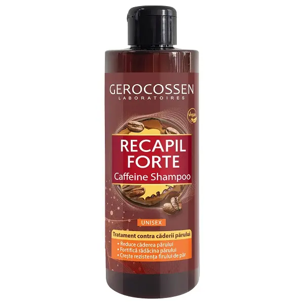 Șampon unisex cafeină, ginseng și chinină 400 ml – Gerocossen