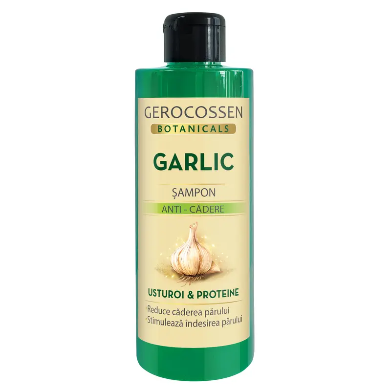 Samponul Botanicals Garlic anti cadere a parului 400ml Gerocossen