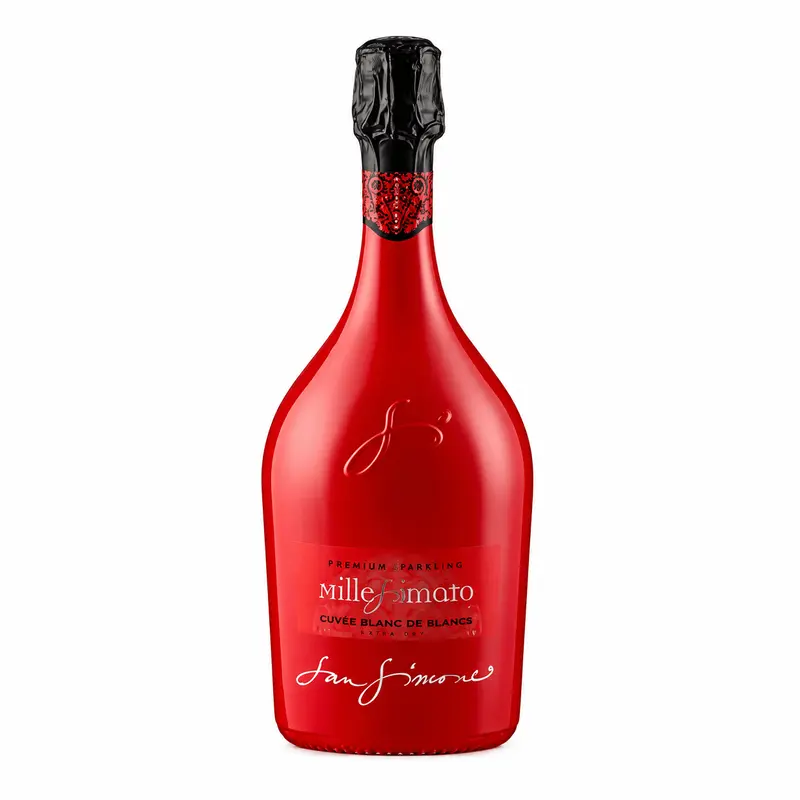 San SIMONE Perlae NAONIS Cuvee Blanc de Blancs BRUT Milessimato RED 2023, 750ml