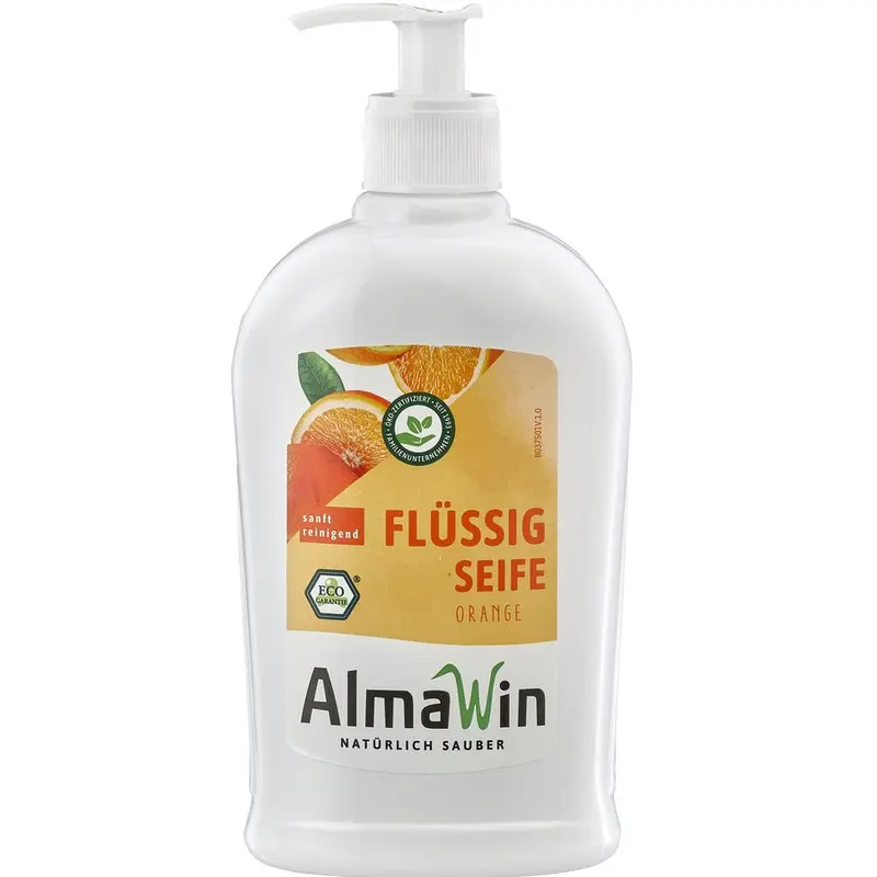 Sapun Lichid Eco cu Portocala Almawin 500 ml
