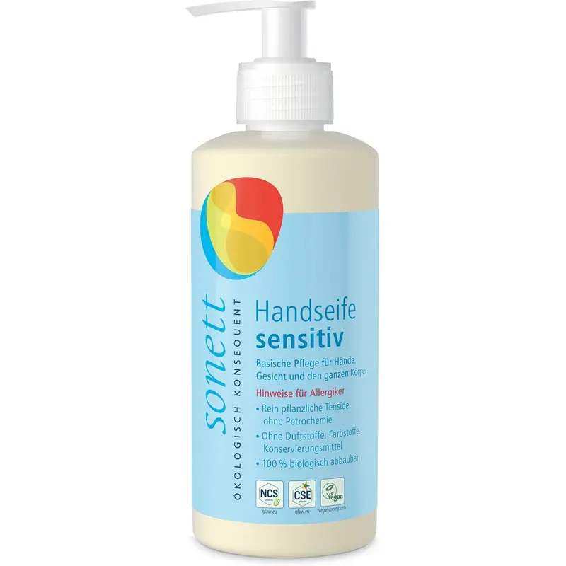 Sapun lichid fara parfum pentru alergici, 300ml