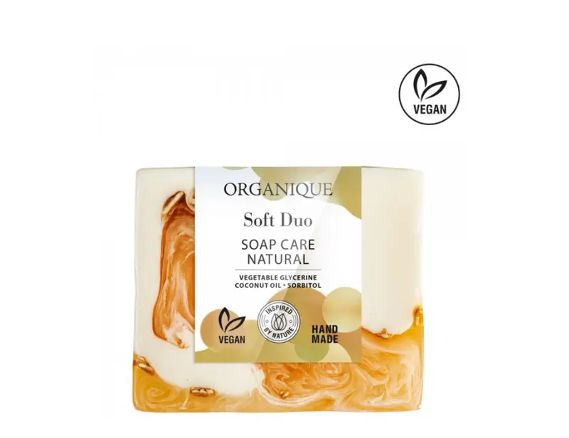 Sapun nutritiv cu flori de primavara, bumbac si ovaz, Soft Duo - 100g Organique