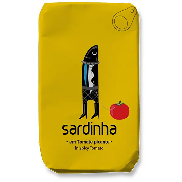 Sardinha sardine în sos de roșii picant 120g