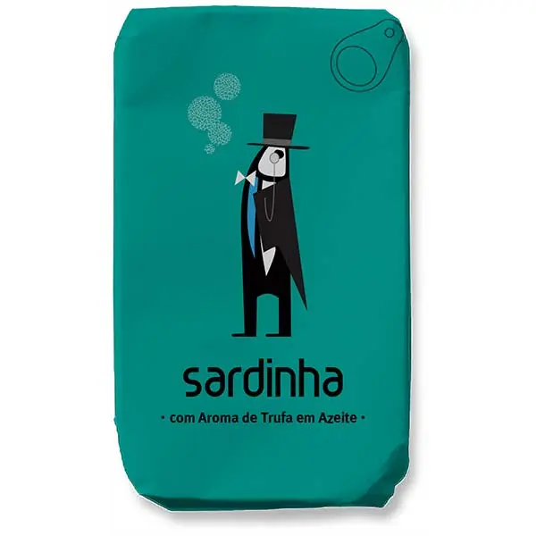 Sardinha sardine în ulei de măsline cu aromă de trufe 120g