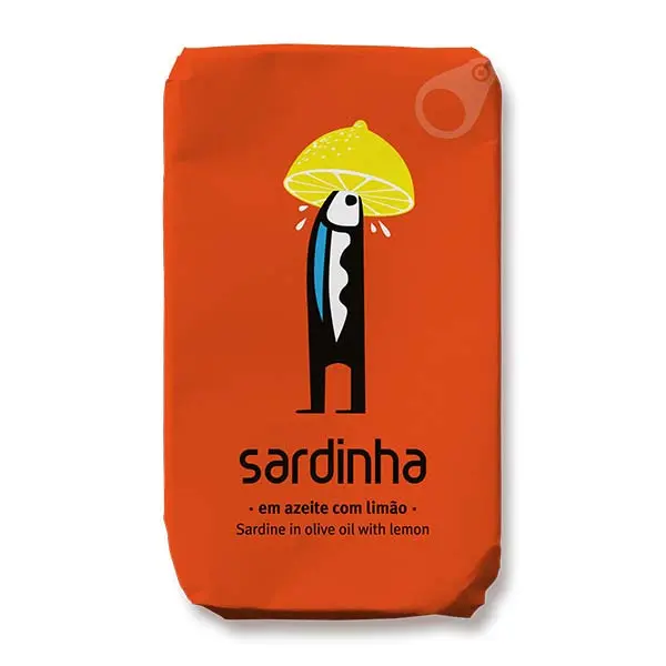 Sardinha sardine în ulei de măsline cu lămâie 120g