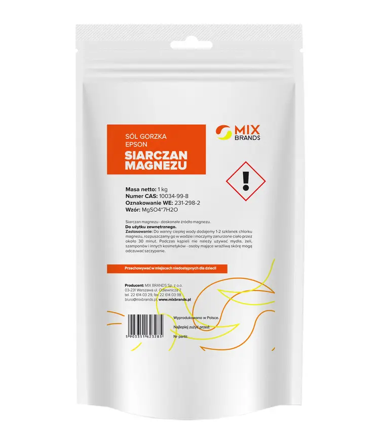 SARE AMARA - SARE EPSOM - SULFAT DE MAGNEZIU 1KG
