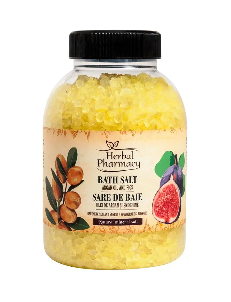 Sare de baie cu argan si smochine 1200g Herbal