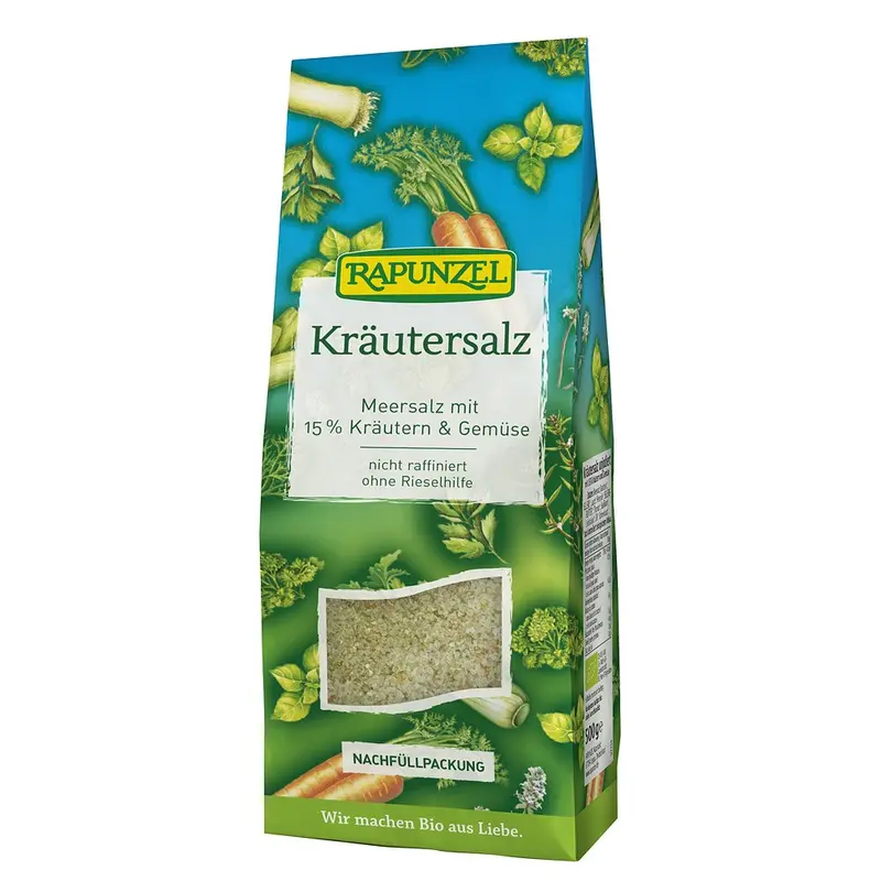 Sare neiodata cu 15% ierburi si legume bio, 500g