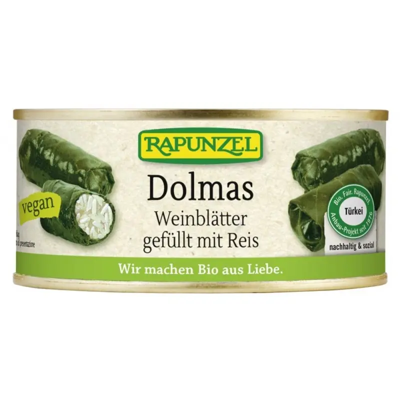 Sarmale umplute cu orez in frunza de vita BIO, 280g