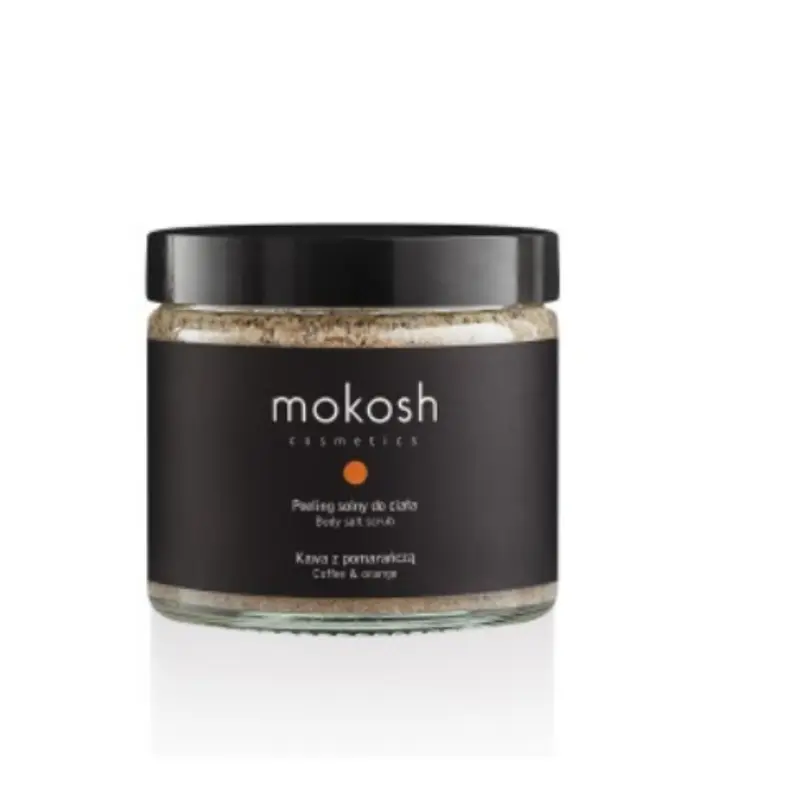 Scrub cu sare pentru corp cu cafea & portocala - 300 g Mokosh