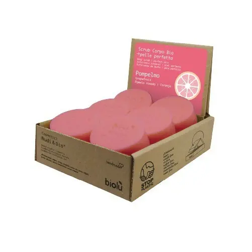 SCRUB SOLID CU GRAPEFRUIT BIO 12 BUC X 55G