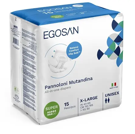 Scutece Extra Large Extra Egosan Vita Soft 15 buc – Santex