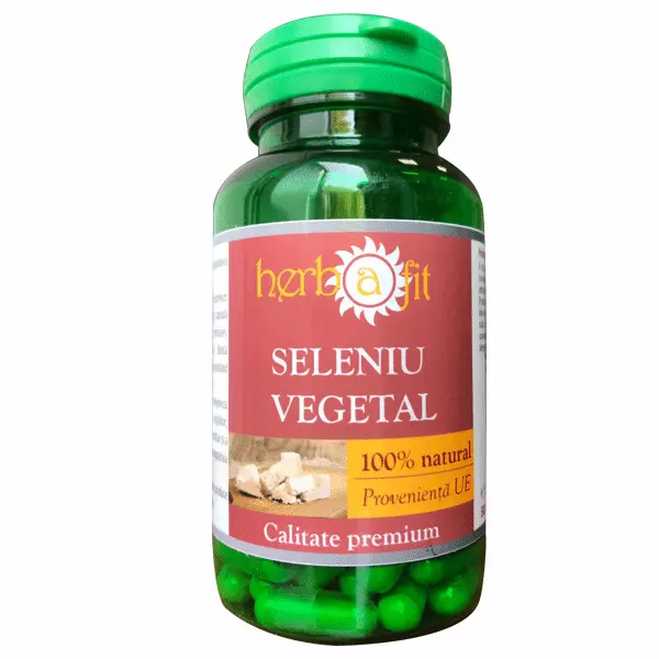 Seleniu vegetal 50 capsule Herbafit