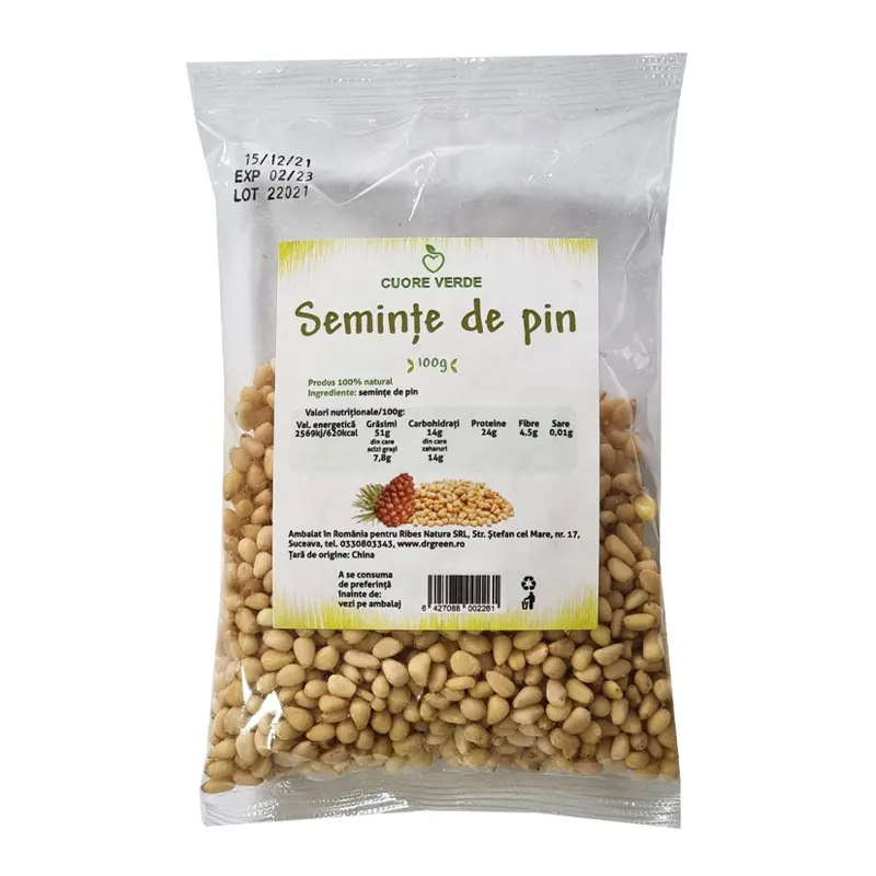 Seminte de pin 100g Cuore Verde