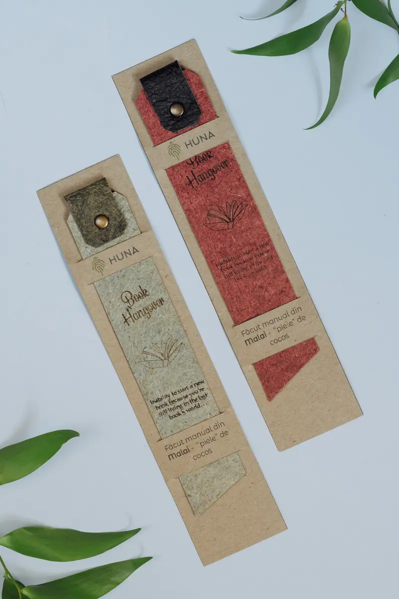 Semn de carte din Piele de cocos