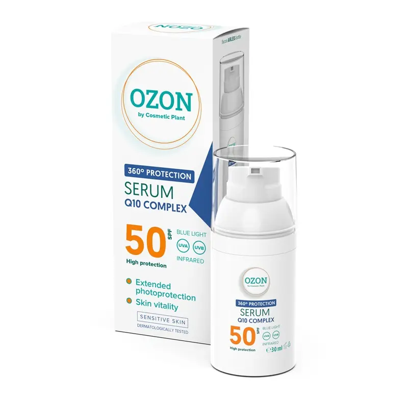Ser cu Q10 SPF 50 OZON 360° Protection 30 ml – Cosmetic Plant