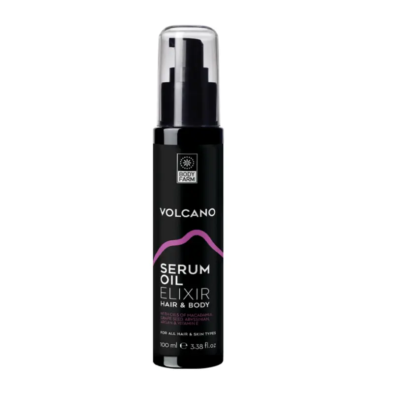 Ser cu ulei pentru par si corp Volcano 100 ml Body Farm