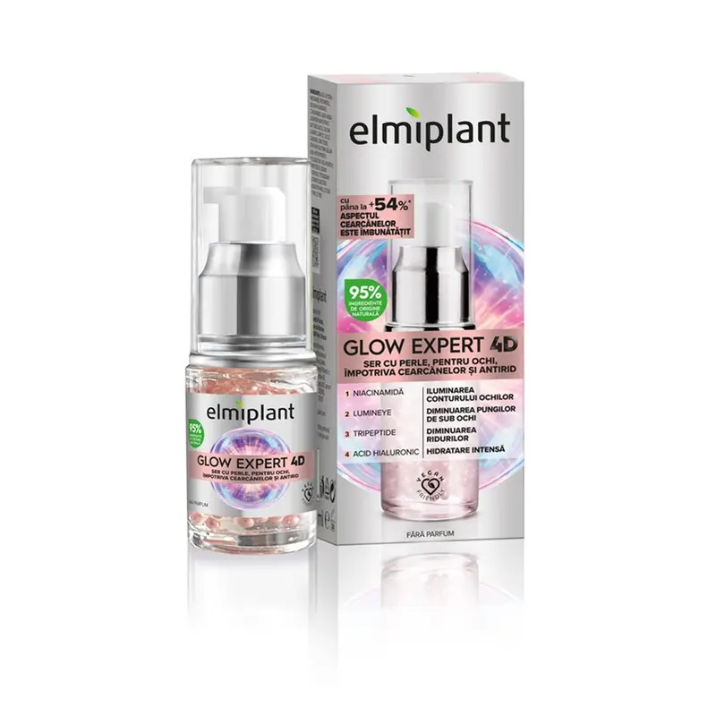 Ser ochi cearcăne antirid 15 ml – Elmiplant - Contur luminos