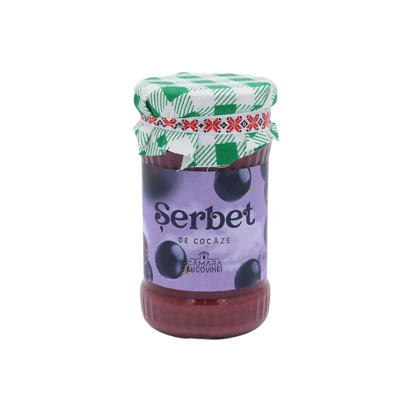 Șerbet de coacăze 400 g – desert natural cu aromă intensă de fructe de pădure