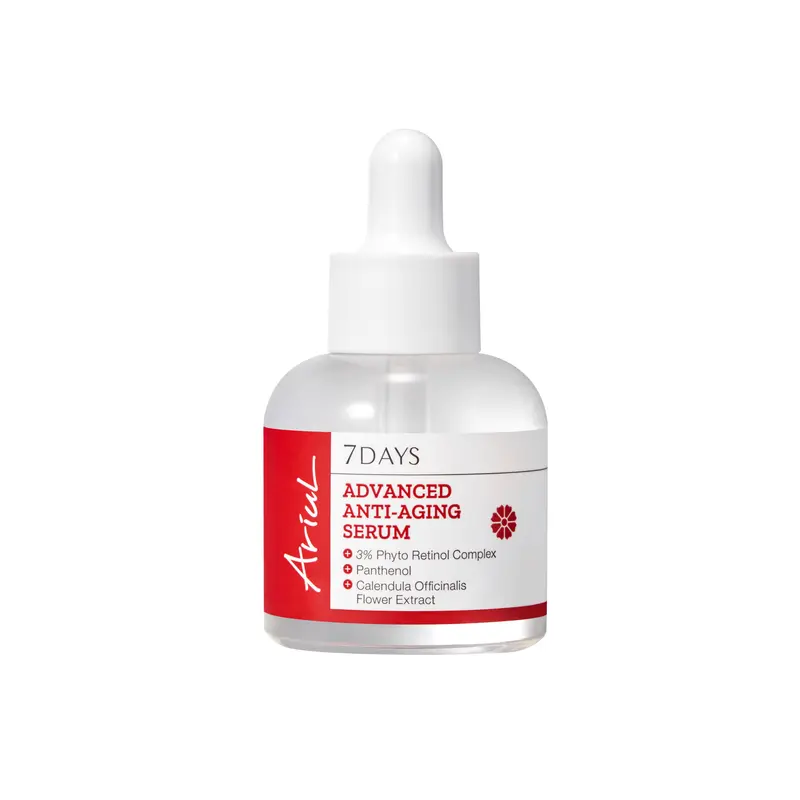 Serum 7days Advanced Anti-aging 3% Complex fito-retinol & Extract de glabenele, 20ml | Ariul