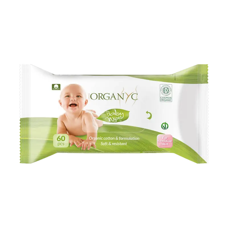 Servetele umede Baby 60 buc Organyc