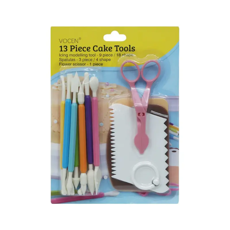 Set 13 ustensile pentru modelat figurine pasta de zahar