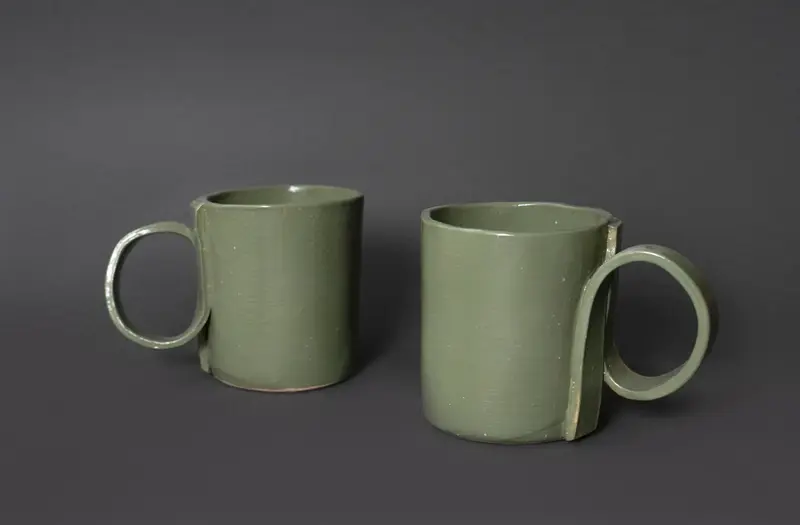 Set 2 căni ceramică