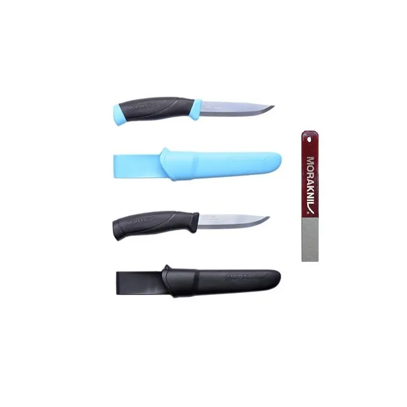 Set 2 cutite camping si diamant de ascutire, MORAKNIV ( CBS 107 )