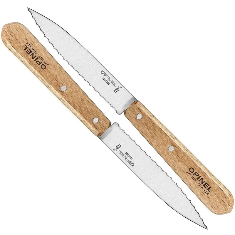 Set 2 cutite de masa/decojit, lama serata, Opinel No. 113 ( 001267 )