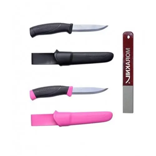 Set 2 cutite si diamant de ascutit, MORAKNIV HOBBY ( CBS 116 )