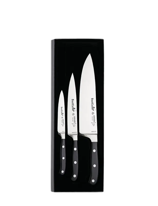 Set 3 cutite, diferite dimensiuni, forjate, GIESSER BESTCUT ( 9840 )