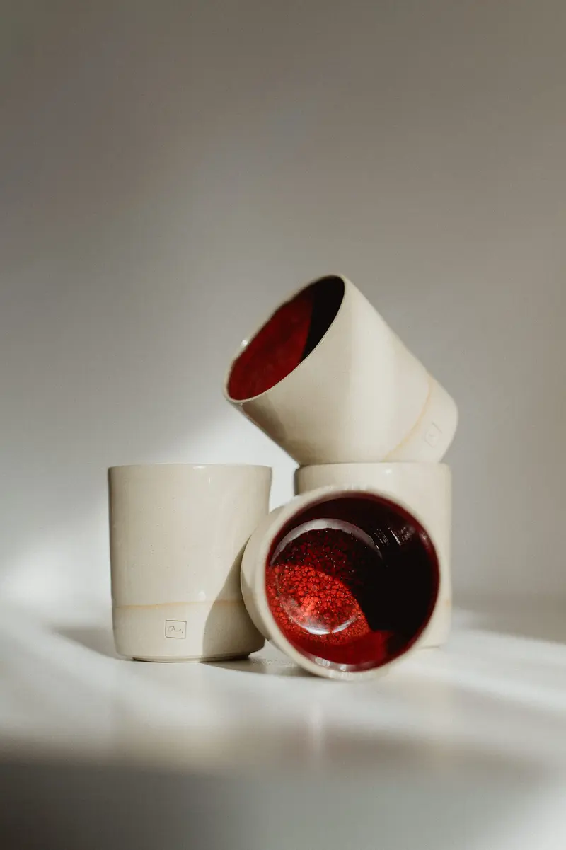 Set 4 pahare din ceramica - Dining Japonez