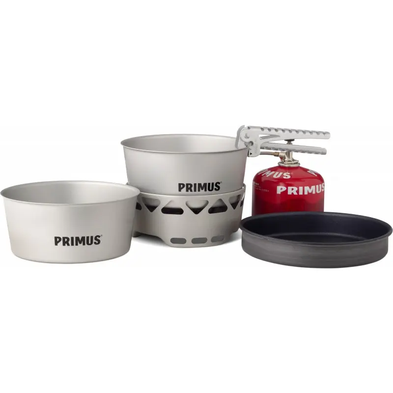Set arzător Essential și oale aluminiu 1.3l