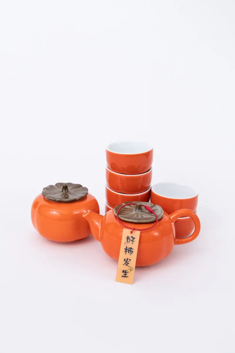 Set ceainic cu cesti din portelan, Abundance