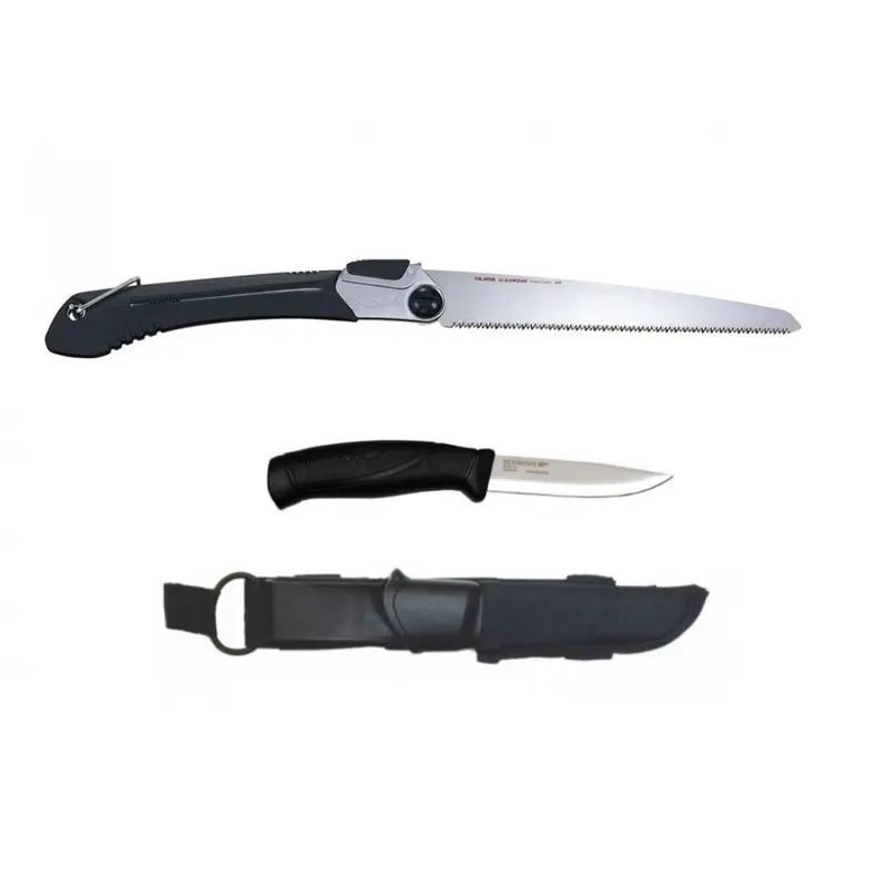 Set cutit MORAKNIV Tactical HD Black si fierastrau TAJIMA ( CBS134 )