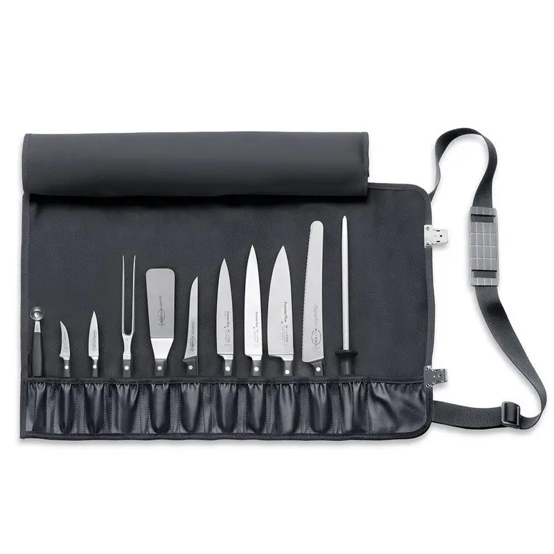 Set cutite si ustensile, 11 piese, geanta piele artificiala, DICK COMPLETE ( 8.1063 )
