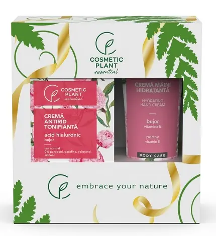 Set Essential cremă și cremă de mâini bujor – Cosmetic Plant