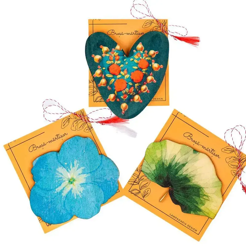 Set 'Infuzie de primăvară' - Marțișoare XL (3 buc.)