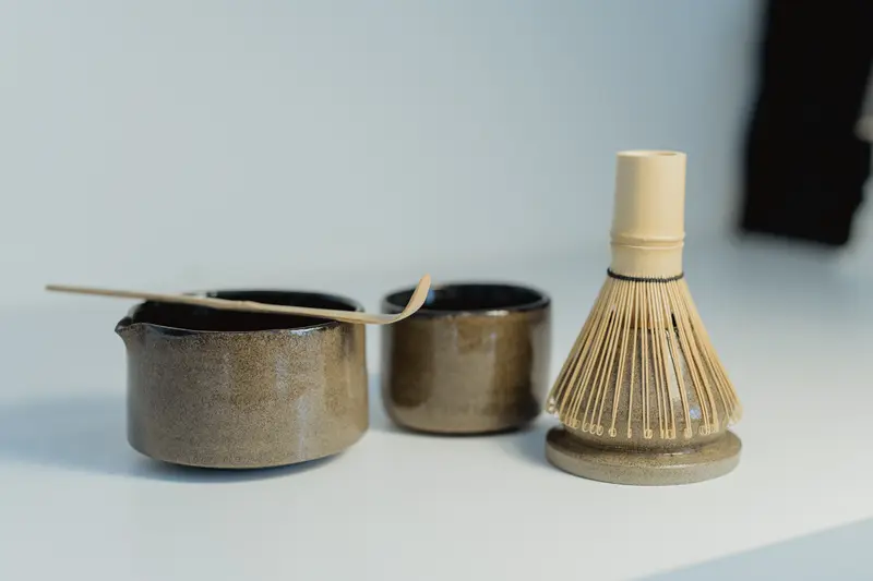 Set Matcha - Chawan + Cană + Suport