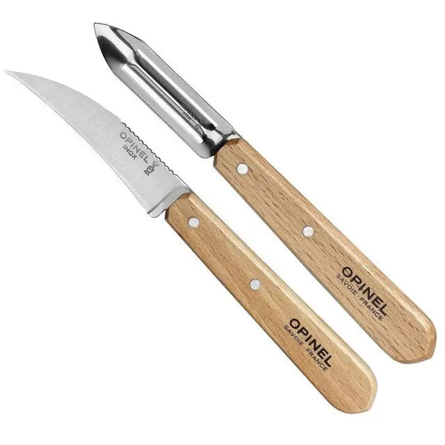 Set pentru decojit si curatat fructe si legume, 2 piese, OPINEL ( 001268 )