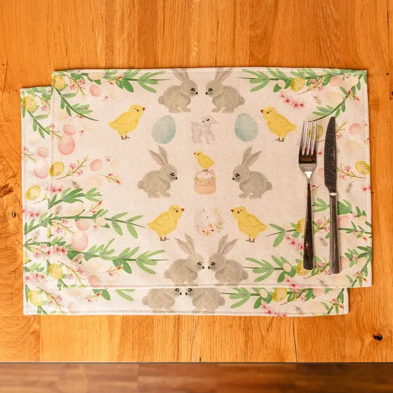 Set suport farfurii/placemat " Easter Fairytale" 2 buc.