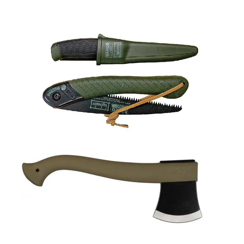 Set topor MORAKNIV OUTDOOR, cutit si fierastrau BAHCO LAPLANDER ( CBS3 )