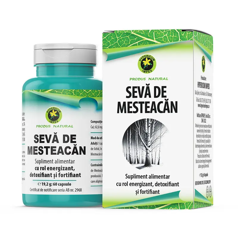 Sevă de mesteacăn 60 capsule – Hypericum
