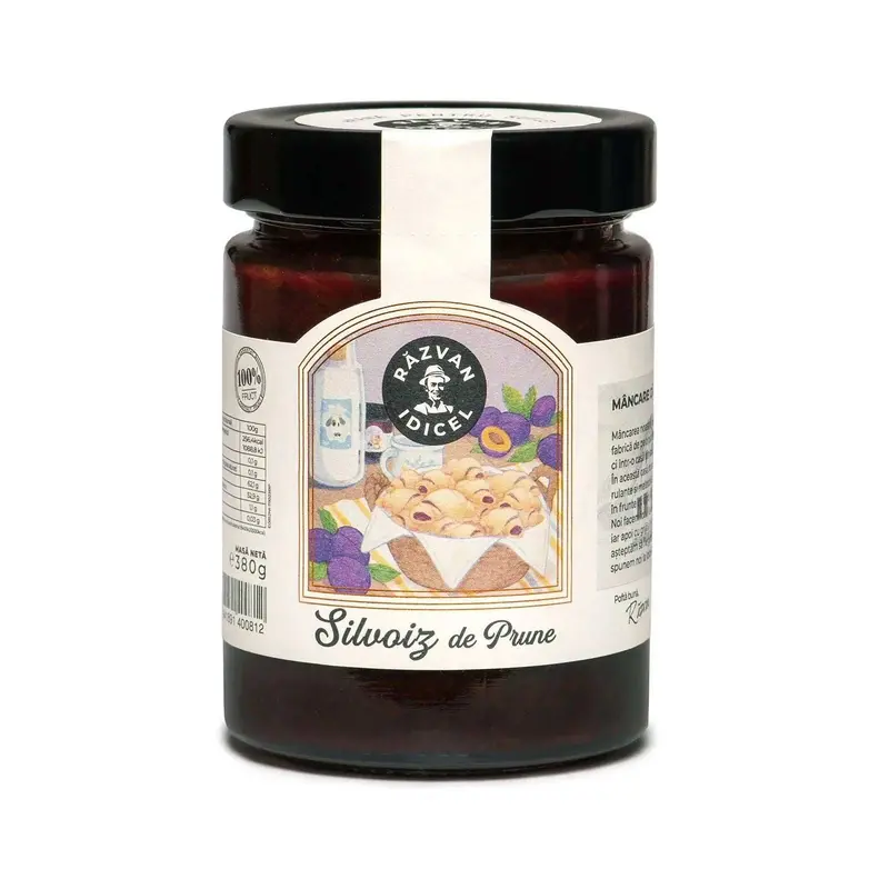 Silvoiz de prune la ceaun fără zahăr, Razvan Idicel, 320g