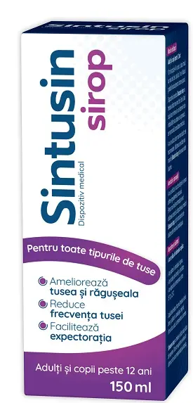 Sintusin sirop adulți și copii 150 ml – Zdrovit - Hidratare